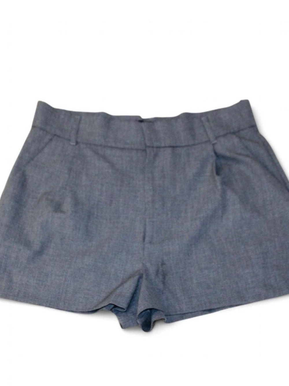 Grey Zara high-rise tailored dress shorts